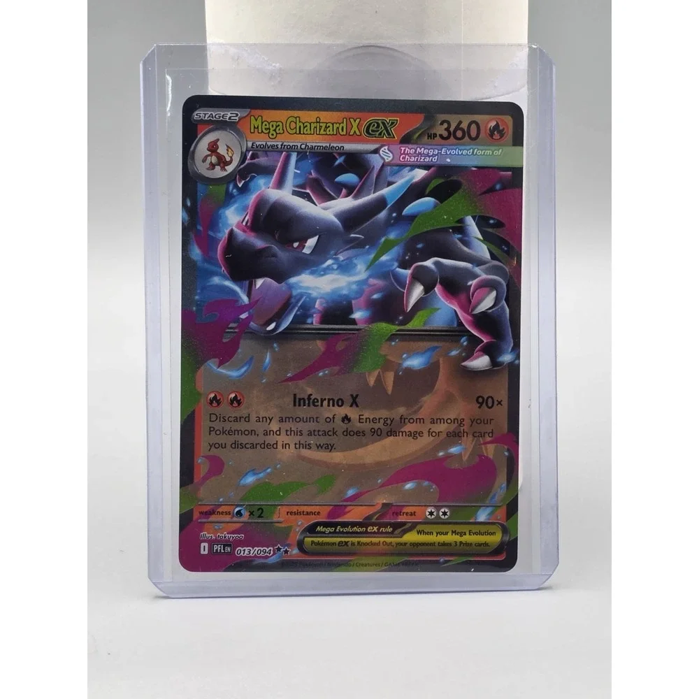 Mega Charizard X ex 013/094 Phantasmal Flames Double Rare Holo Pokemon TCG